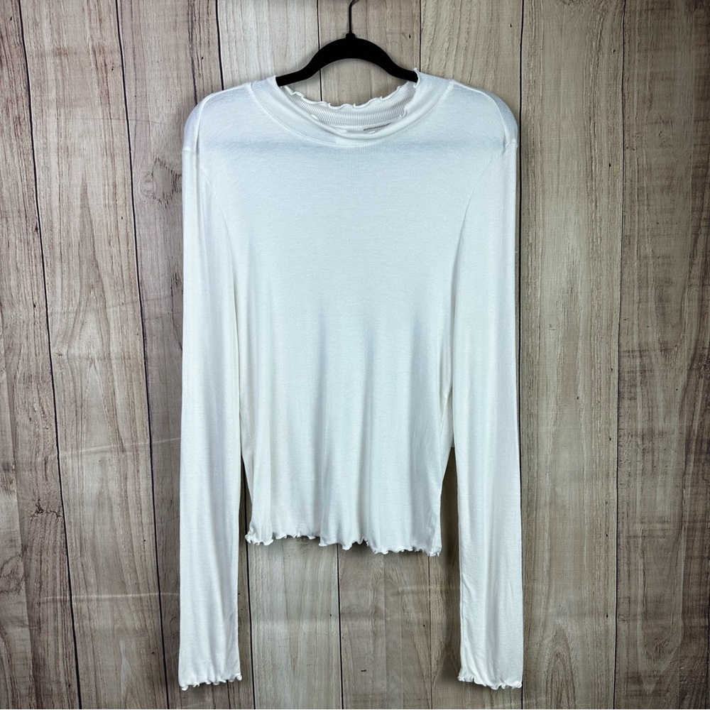 Abound Cream Long Sleeve Blouse